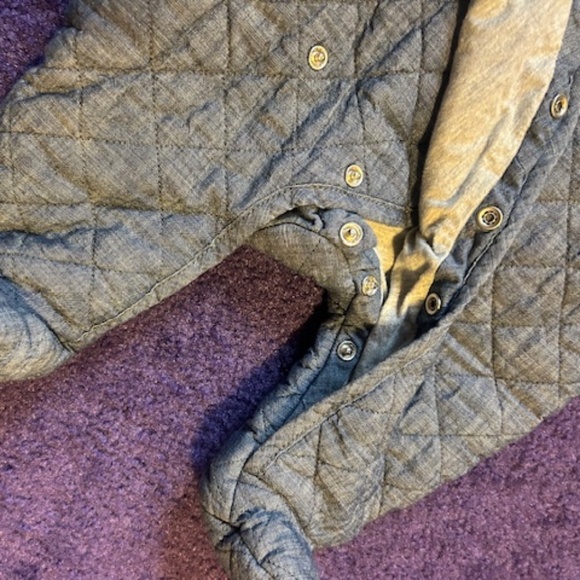 Gap Baby Quilted Chambray Bunting, 3-6 Months - Picture 4 of 6